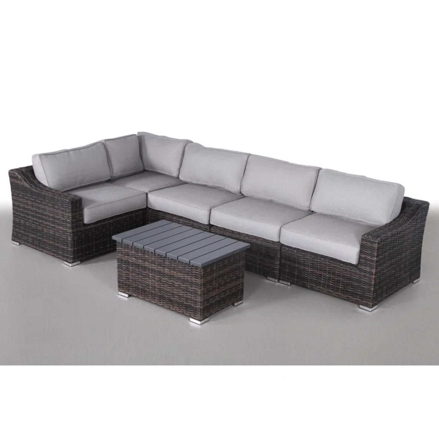 Stylish Sofa Seating Group With Cushions Perfect For Outdoor Gatherings