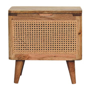 Larissa - Lid Up Storage Stool - Oak