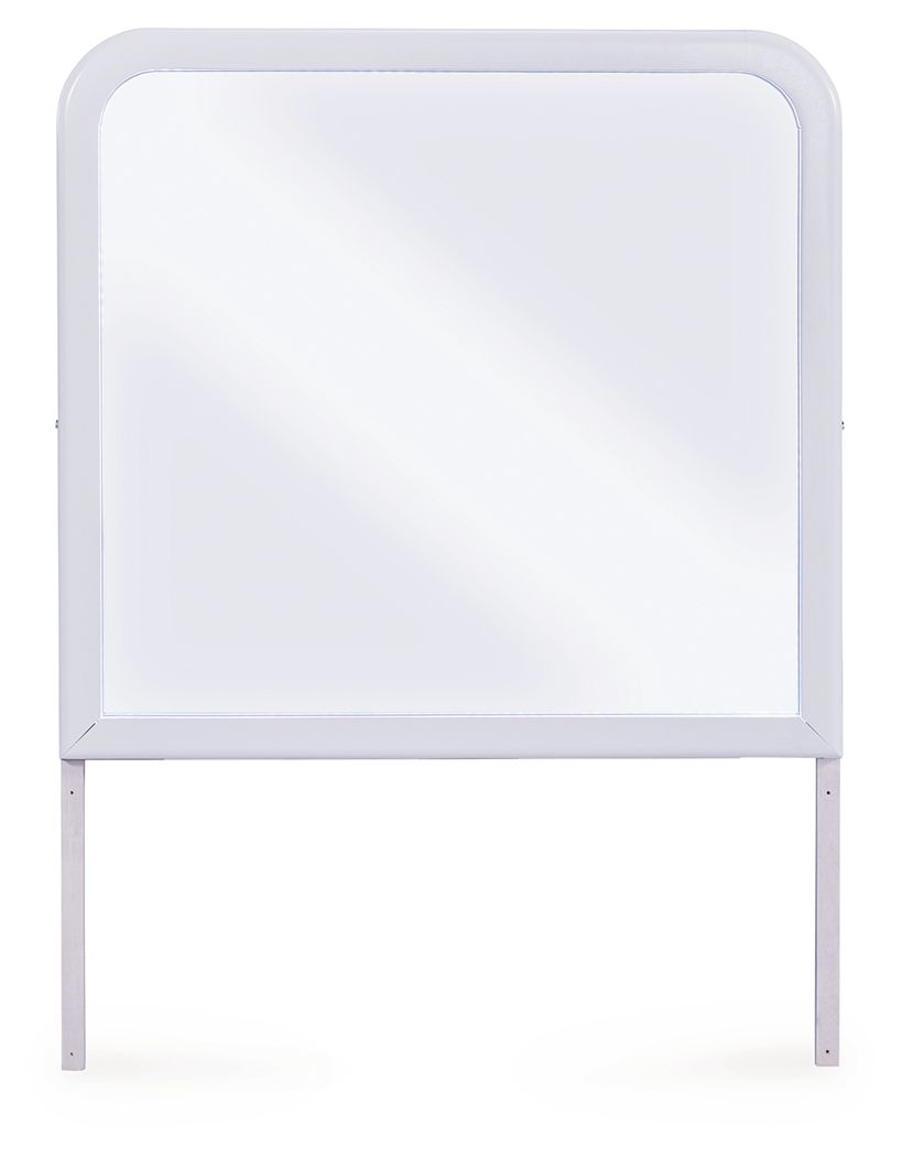 Jarlee - Bedroom Mirror - White