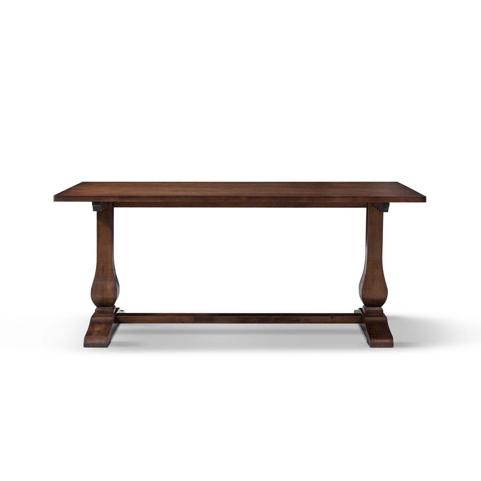 Whitmore - Trestle Dining Table - Dark Brown