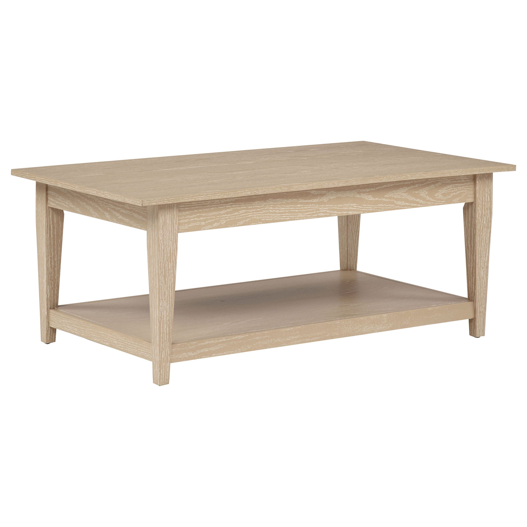 Lindenton 2-piece Wood Lift-Top Coffee and End Table Set Blonde