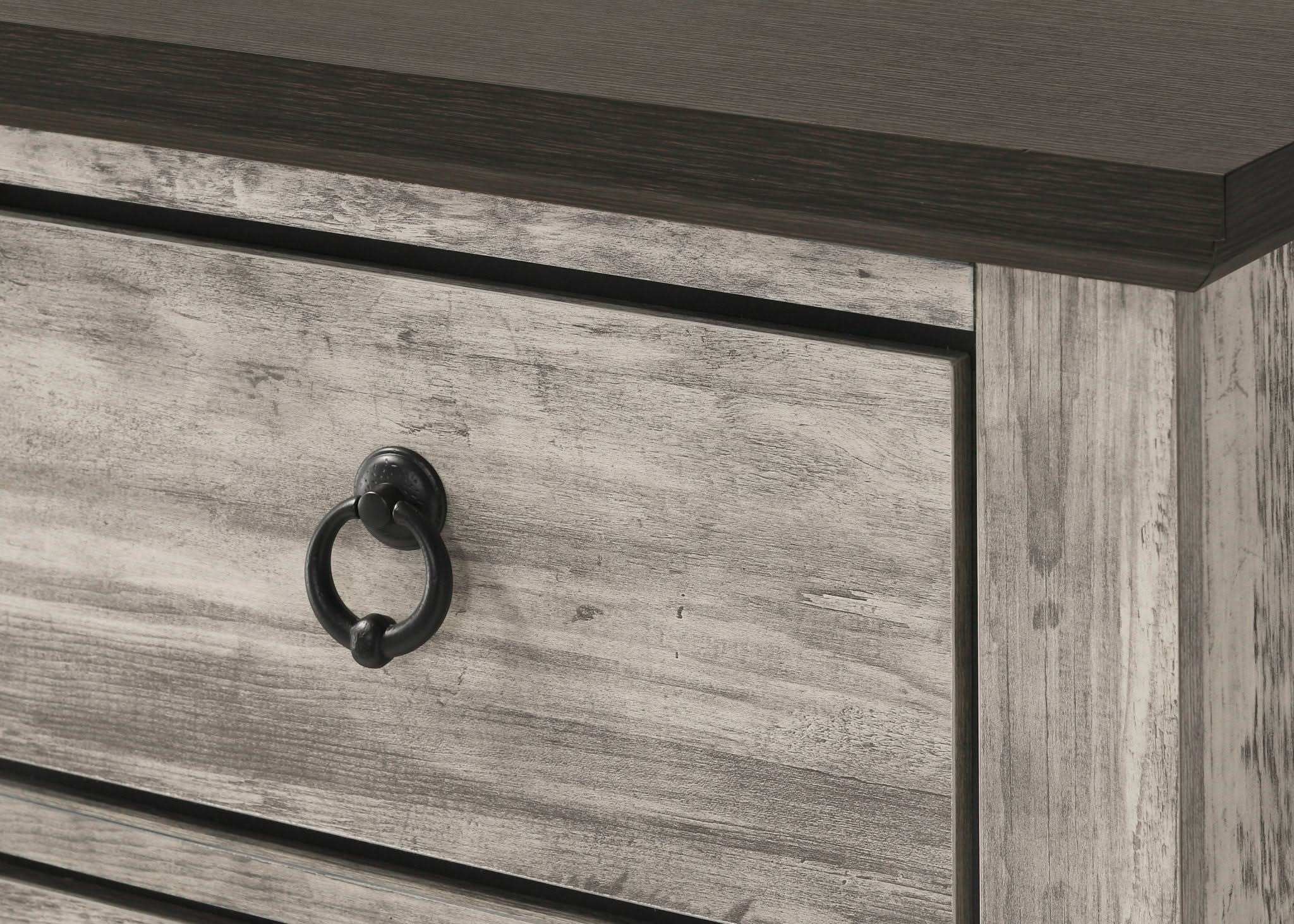 Ella-Mae - Dresser & Mirror - Gray
