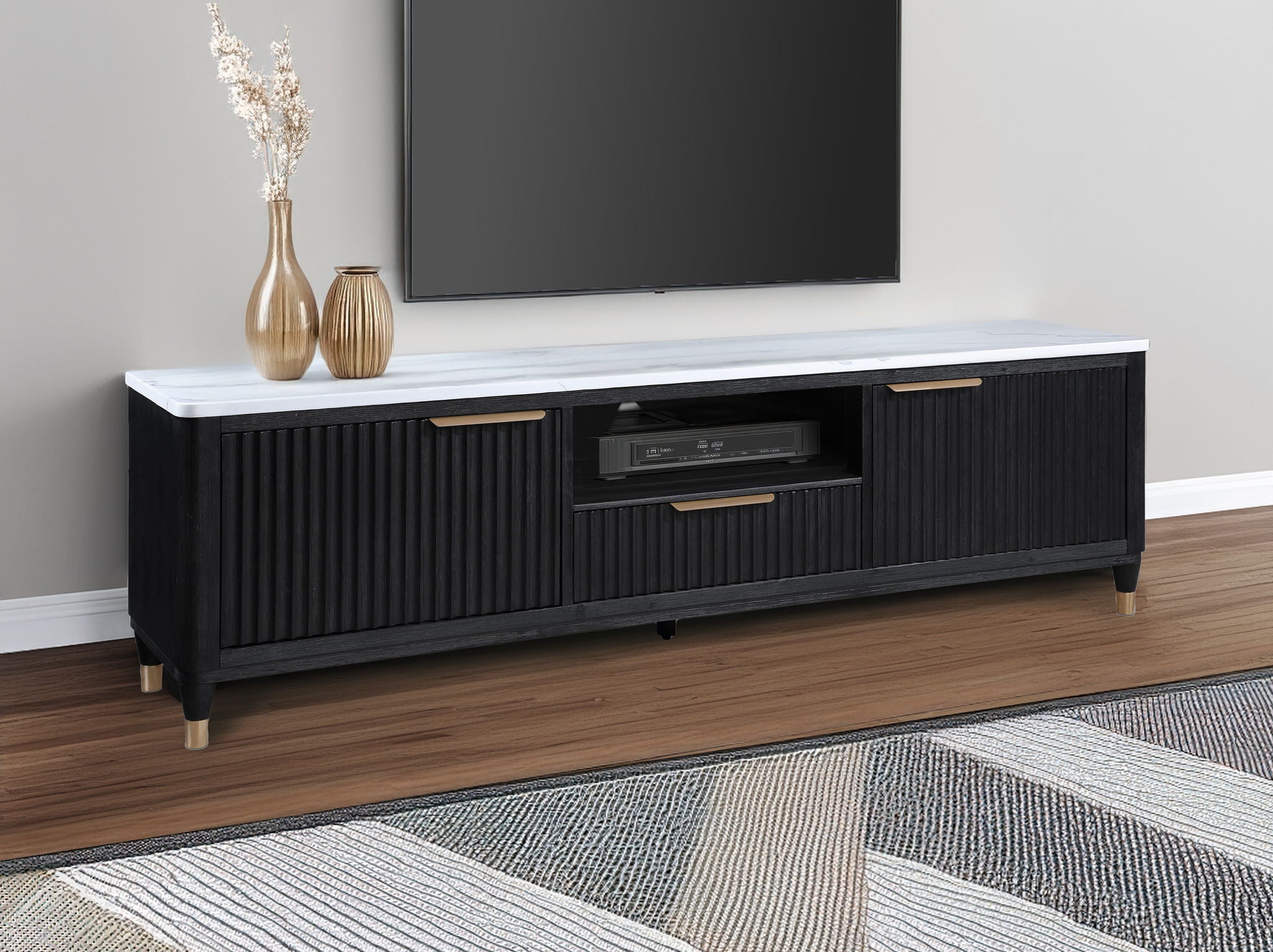 Kara - TV Stand - Black