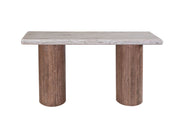 Sahara - Sofa Table - Light Cream / Brown Caramel
