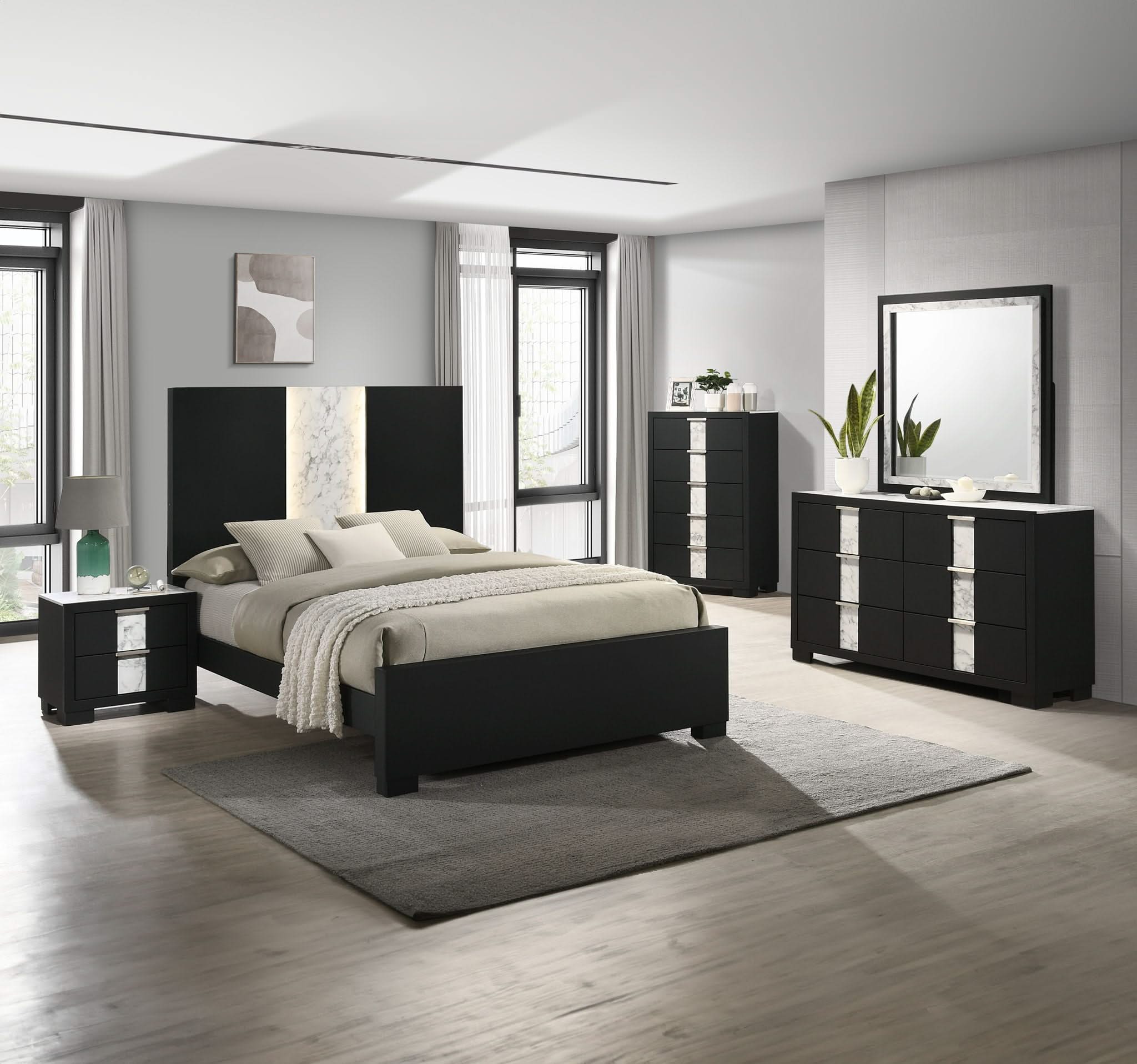 Rangley - Nightstand - Black