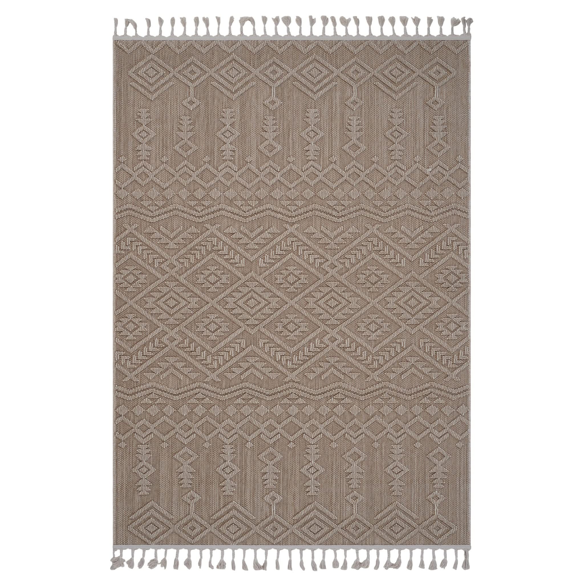 Guros - 6' X 9' Traditional Indoor / Outdoor Area Rug - Natural