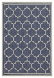 Sunshine - 5'3" X 7'3" Indoor, Outdoor Area Rug Polypropylene - Blue