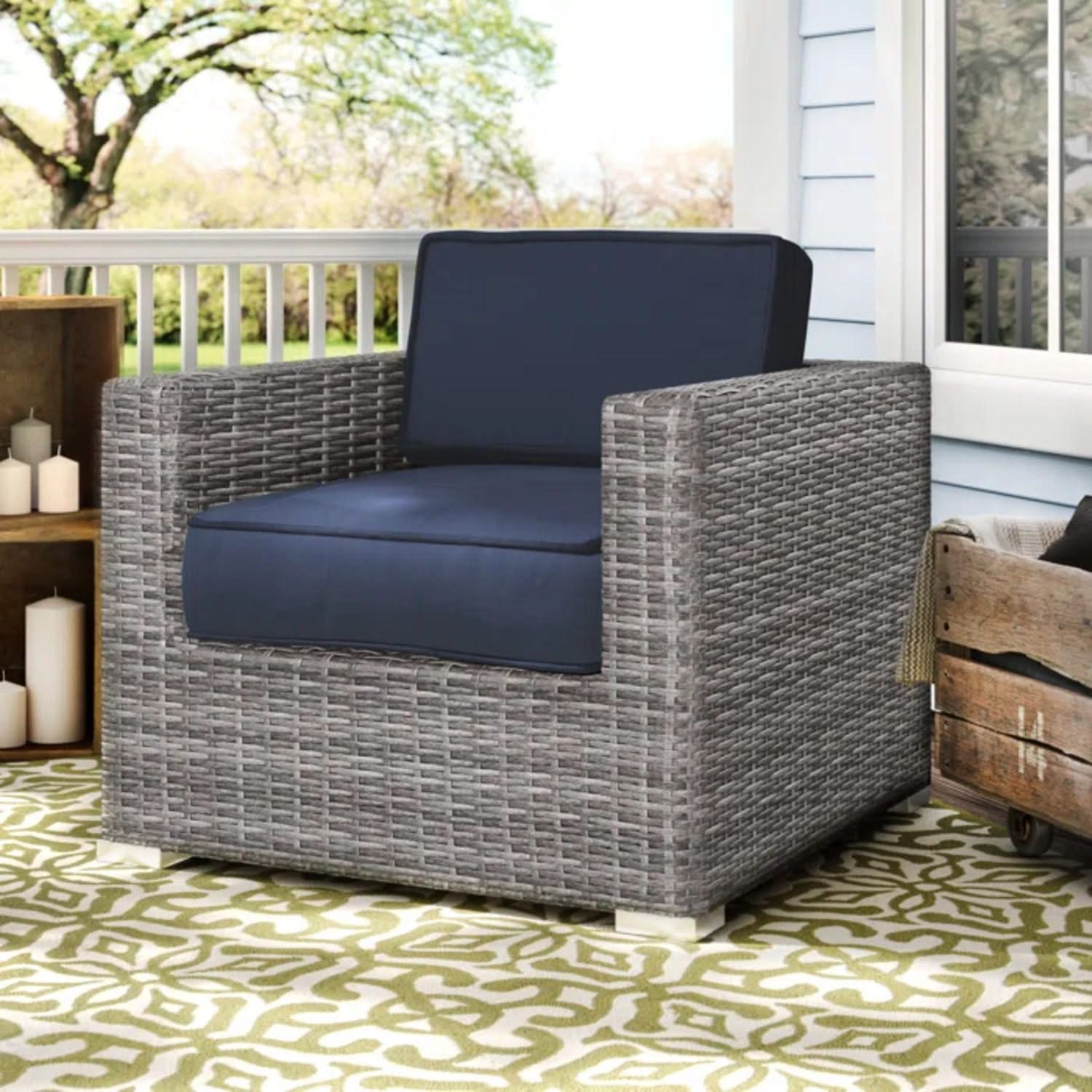 Patio Chair With Cushions Stylish Design