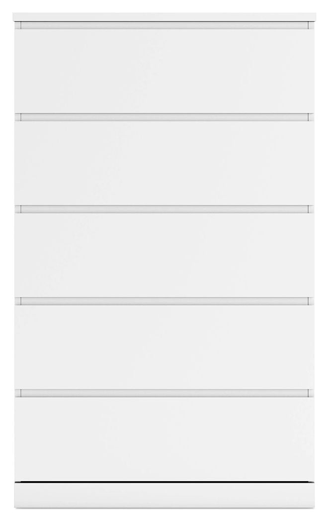 Onita - Five Drawer Chest - White