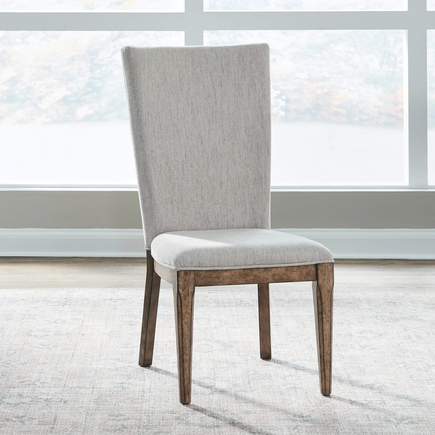 Carolina Park - Upholstered Side Chair - Amber Brown