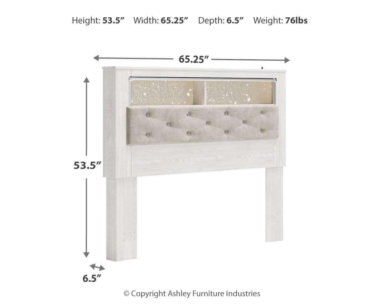 Altyra - Panel Bookcase Headboard