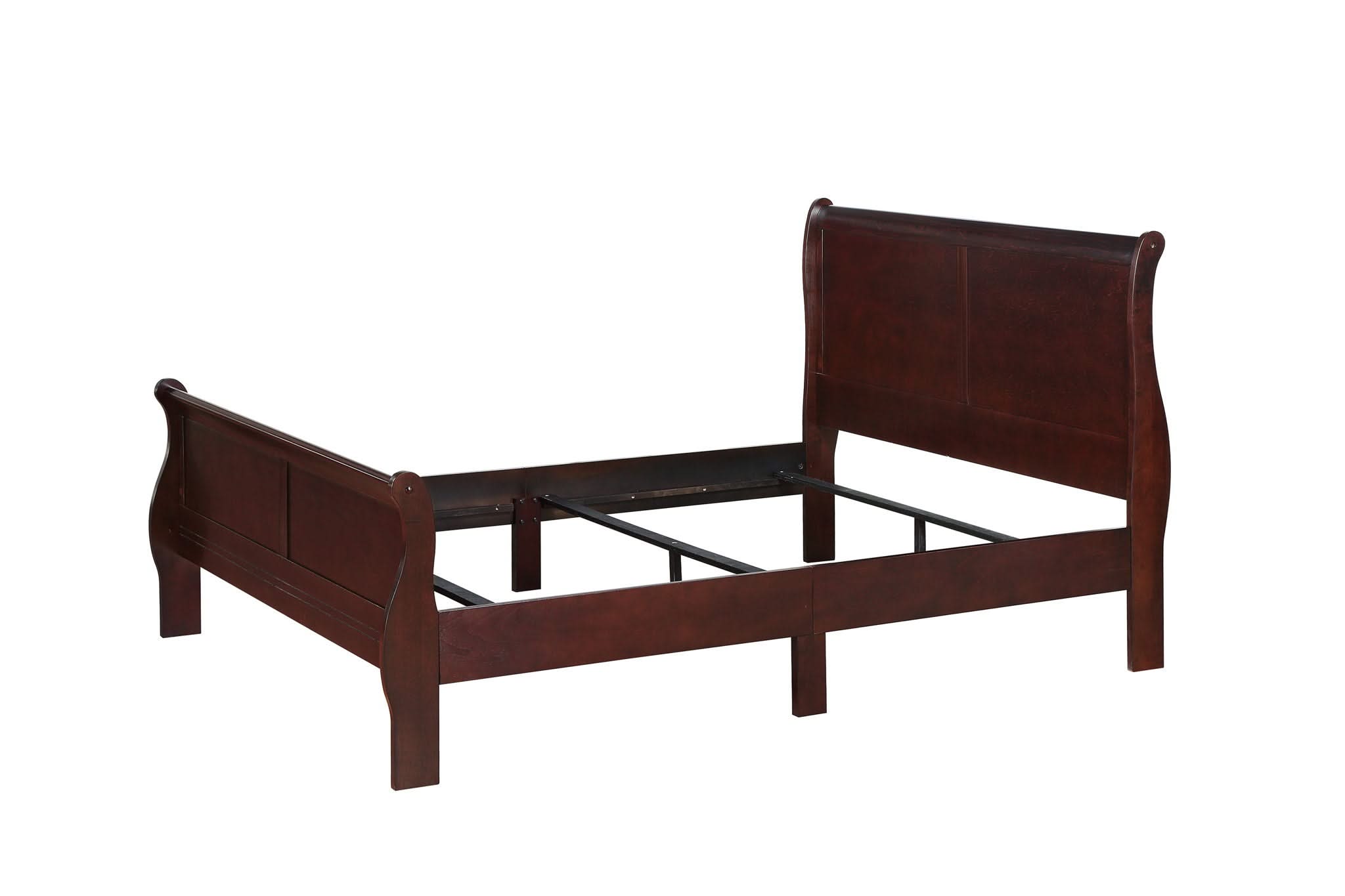 Louis Philip - King Bed - Cherry