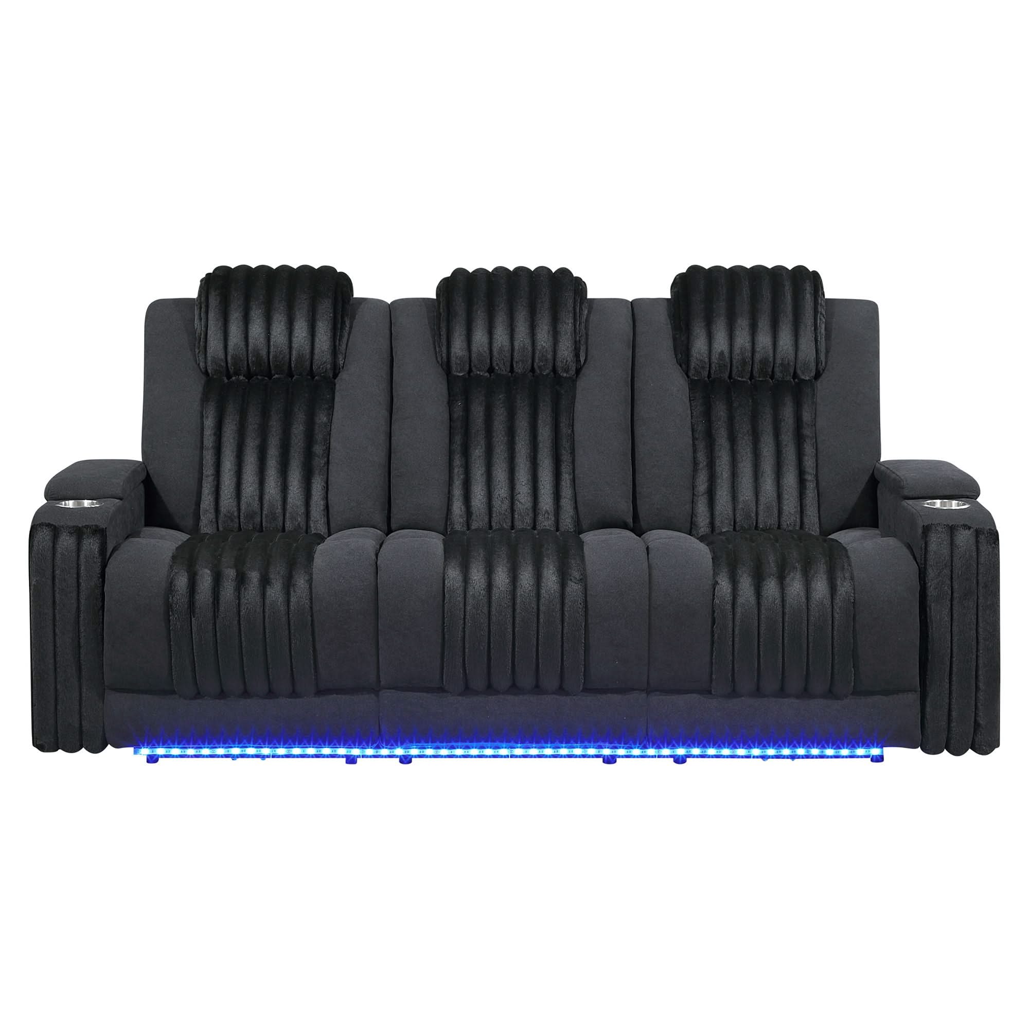 Duran - Power Reclining Sofa With Power Headrest