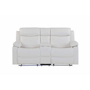 Blanche - Console Reclining Loveseat With LED Lights And Speakers