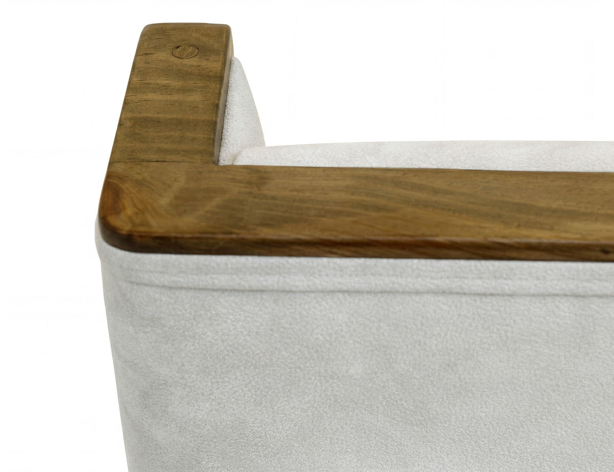 Silver - 39'' Upholstered Chair (Set of 2) - Ivory / Dark Brown