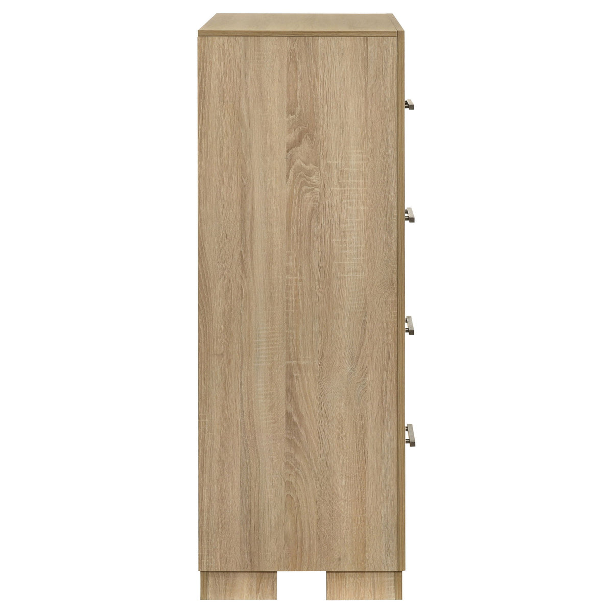 Arielle 4-drawer Bedroom Chest of Drawers Light Oak