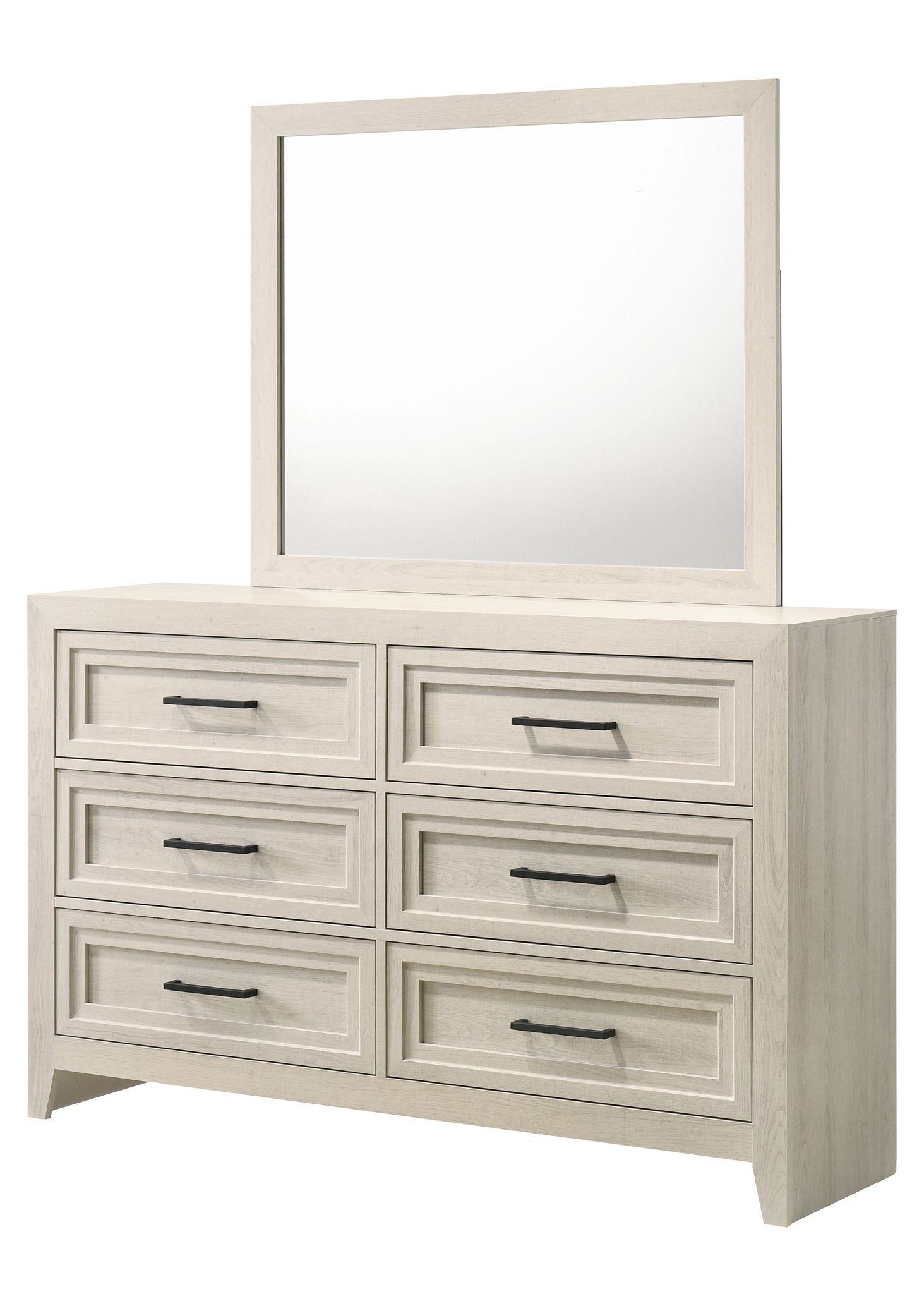 Lorraine - Queen 5 Piece Bedroom Set - Antique White