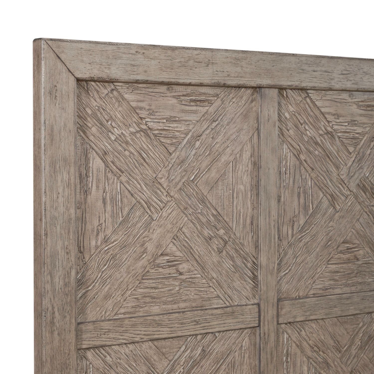Skyview Lodge - King Panel Headboard - Cobblestone