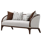 Houston - Loveseat - Pebble / Walnut