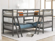 L Shaped Bunk Bed With Ladder