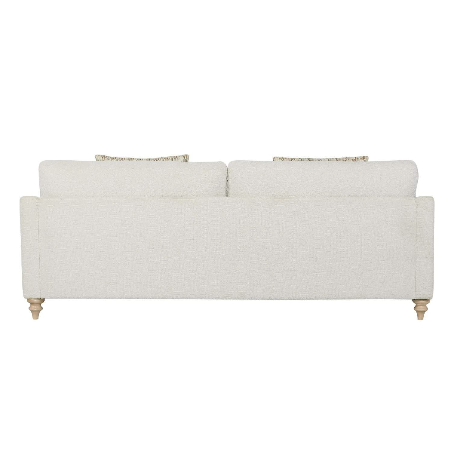 Sofa Single Reverable Cushion With 2 Pillows - Off White