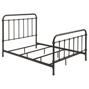 Livingston Metal Full Open Frame Bed Dark Bronze