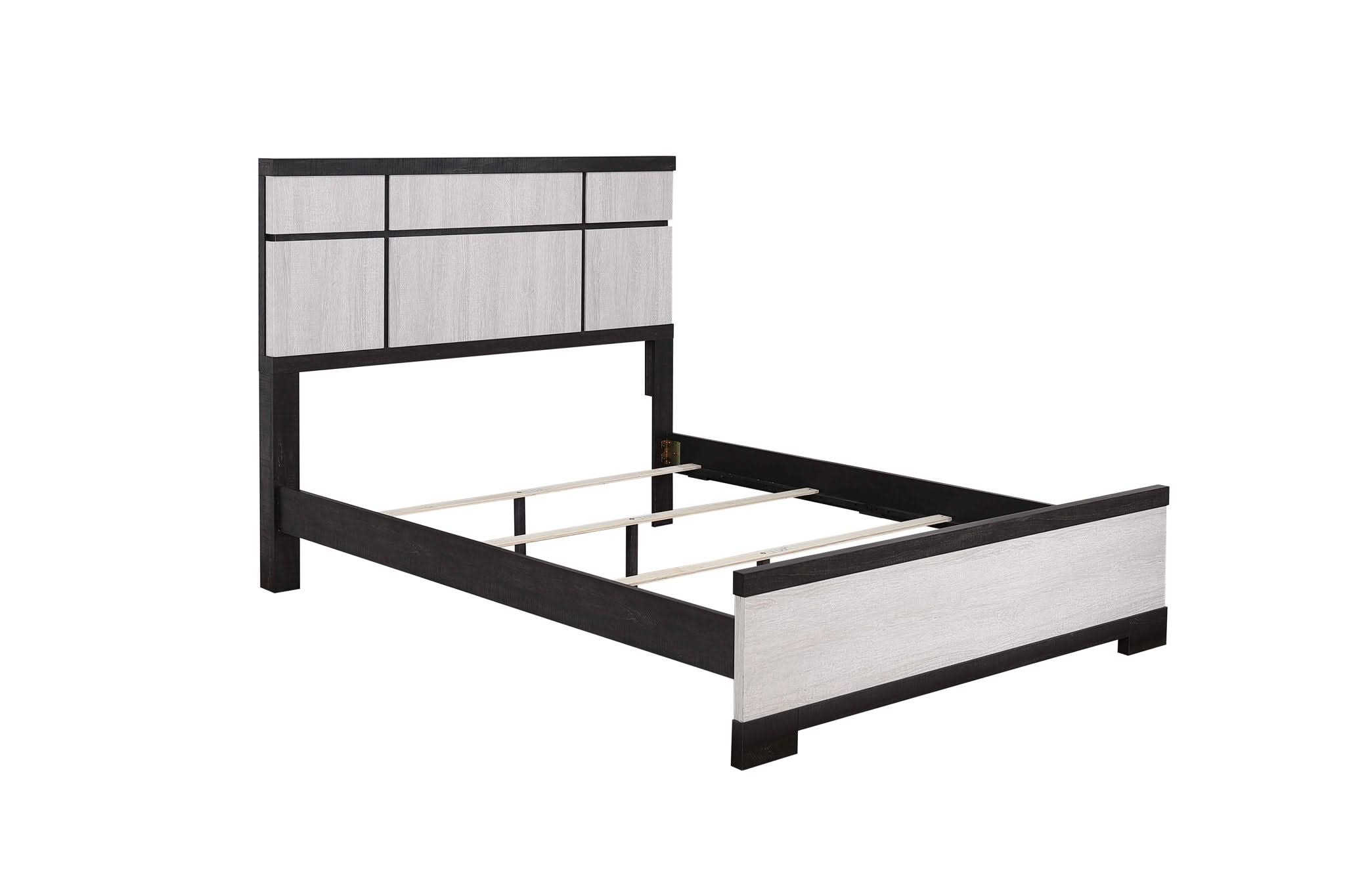 Remington - King Bed - Black & White