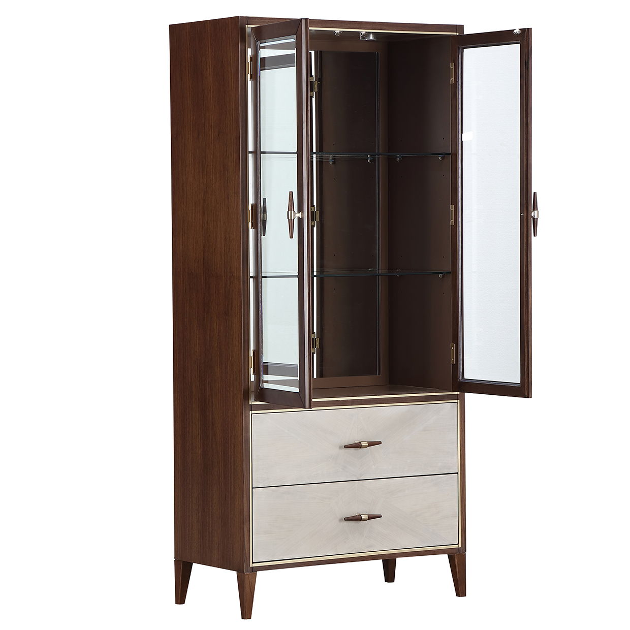 Houston - Display Cabinet - Walnut