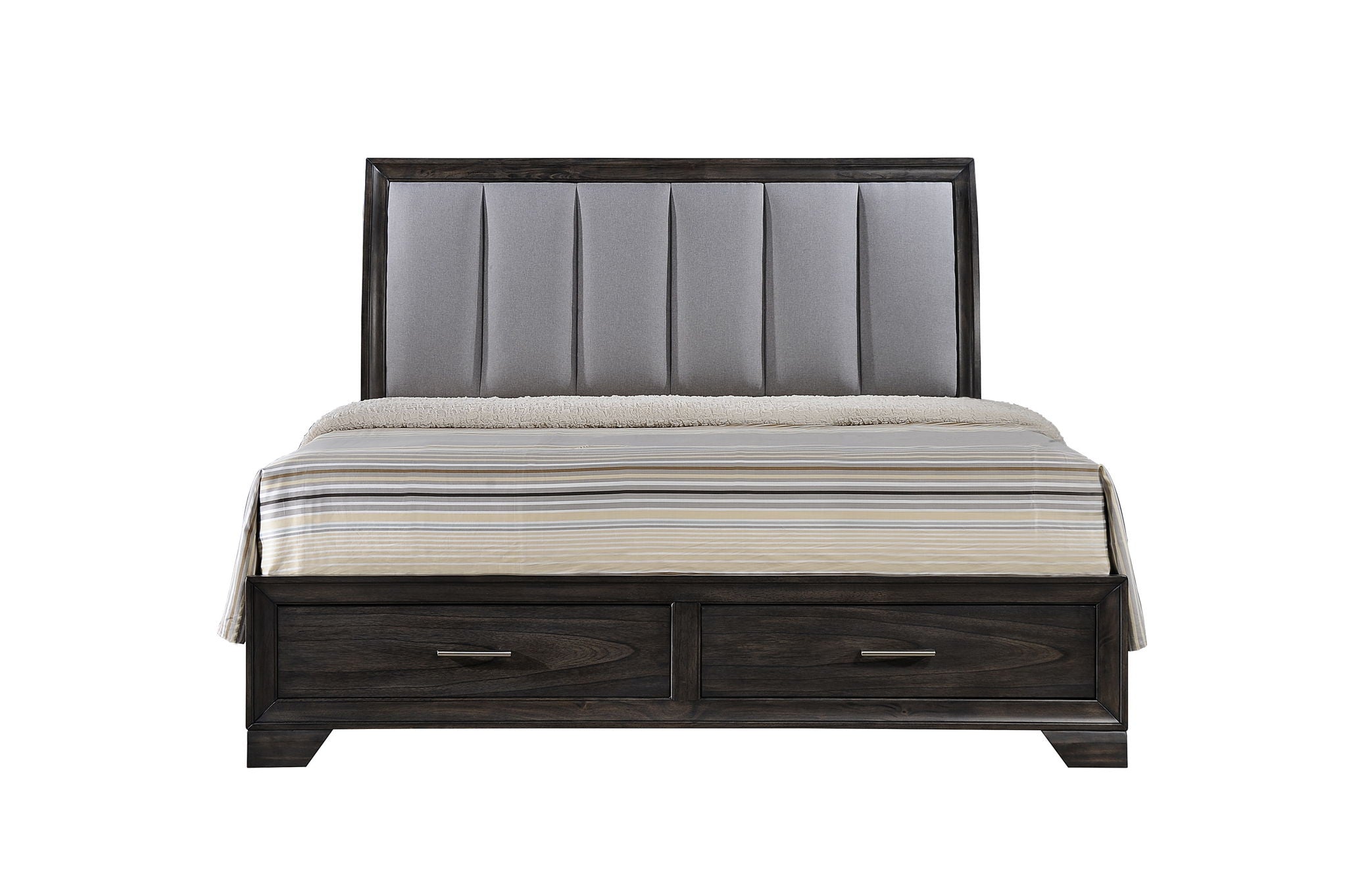Jaymes - King 5 Piece Bedroom Set - Gray