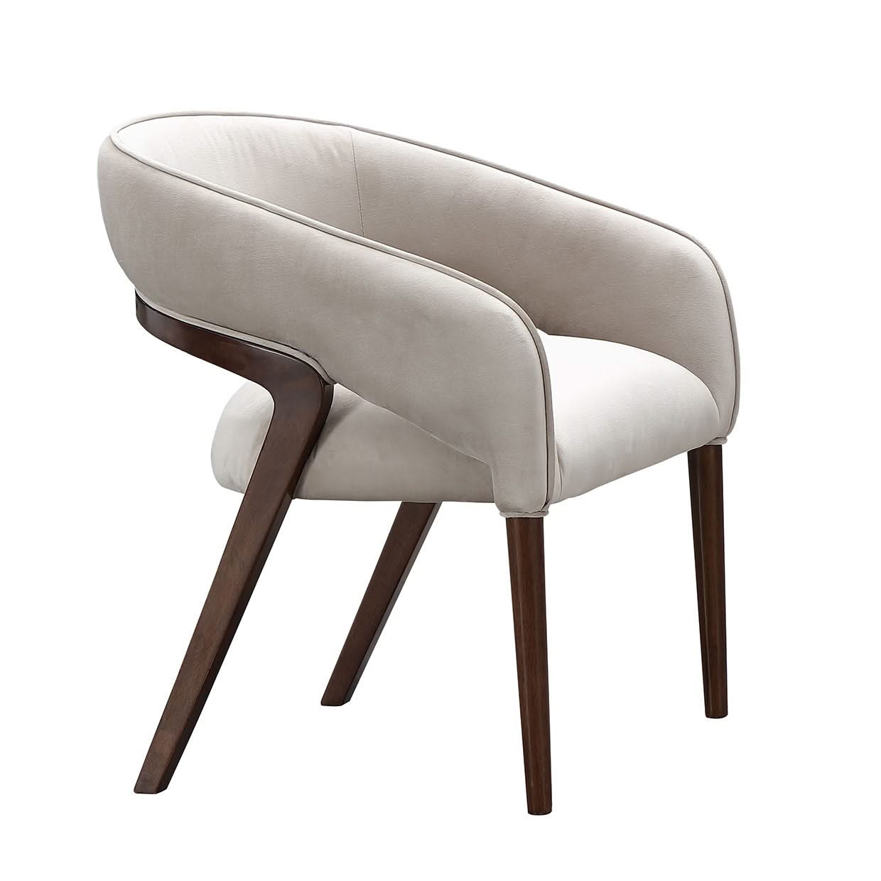 Houston - Vanity Chair - Porcini / Walnut