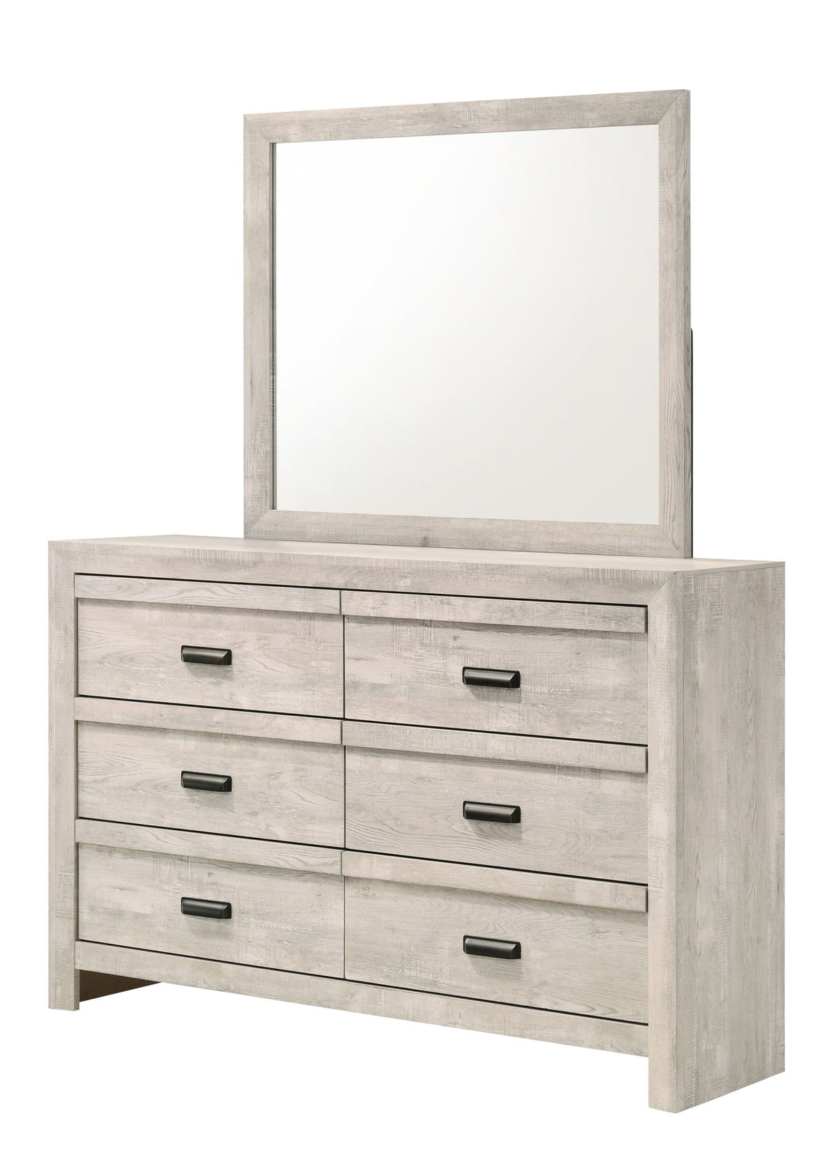 Valor - Full 4 Piece Bedroom Set - Antique White
