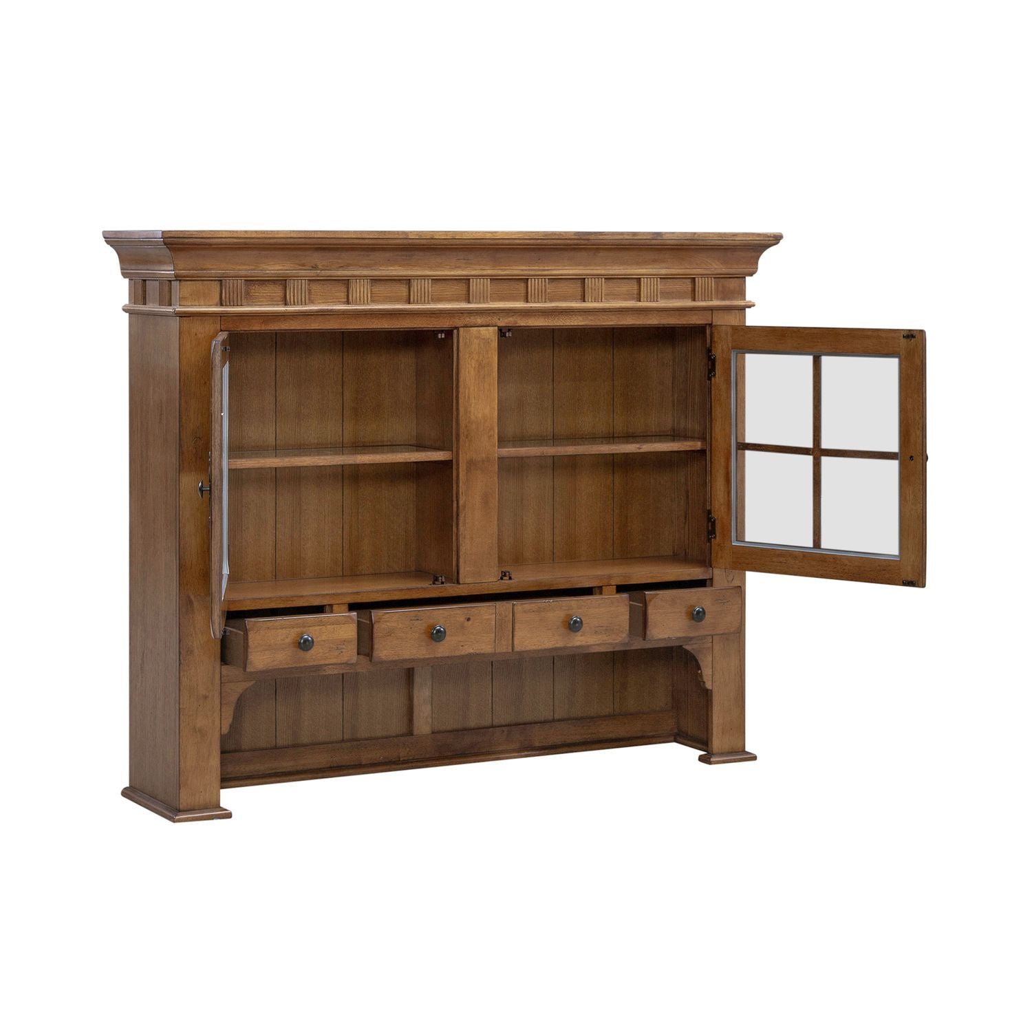 Treasures - Hutch - Rustic Oak
