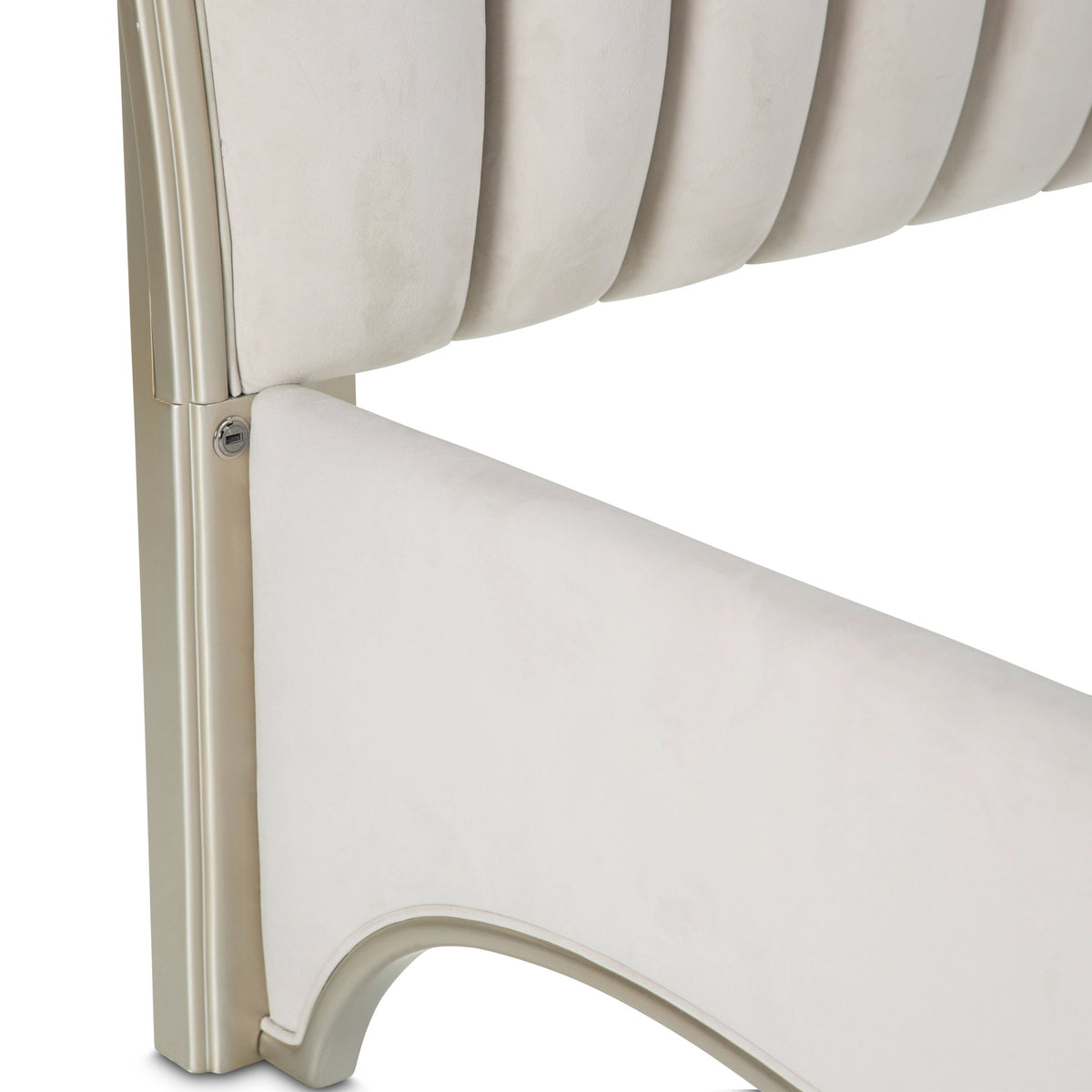 London Place - Velvet Panel Bed
