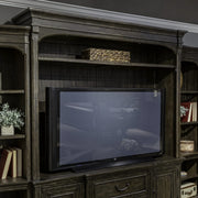 Paradise Valley - Entertainment Hutch - Saddle Brown