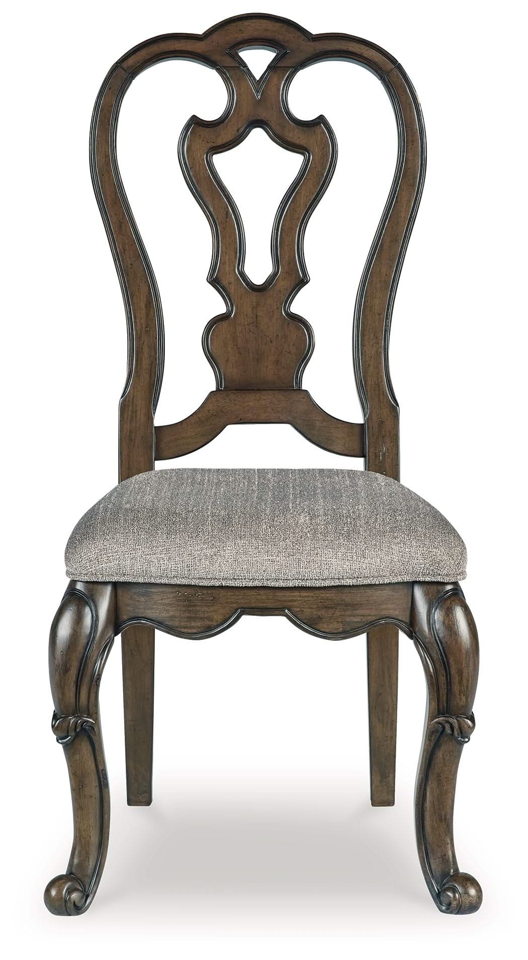 Maylee - Dining Upholstered Side Chair (Set of 2) - Dark Brown