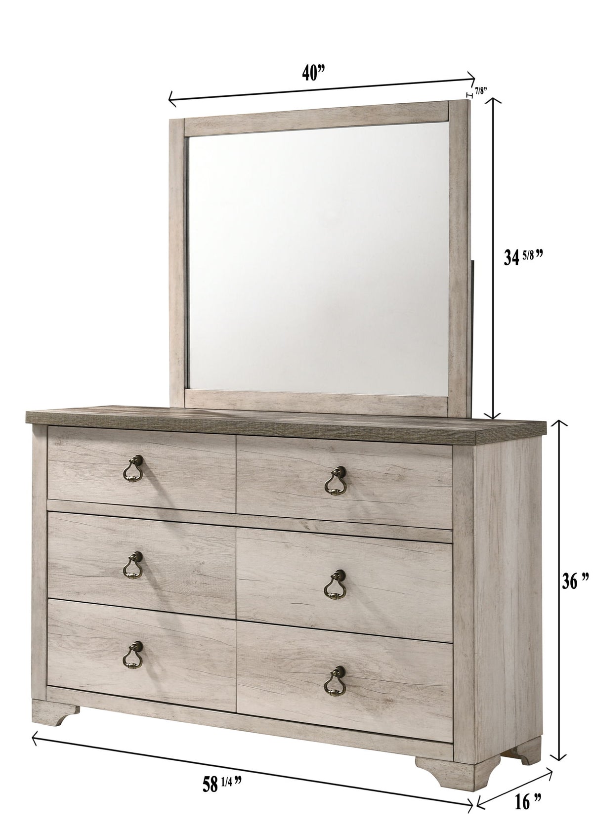 Patterson - King 4 Piece Bedroom Set - Beige
