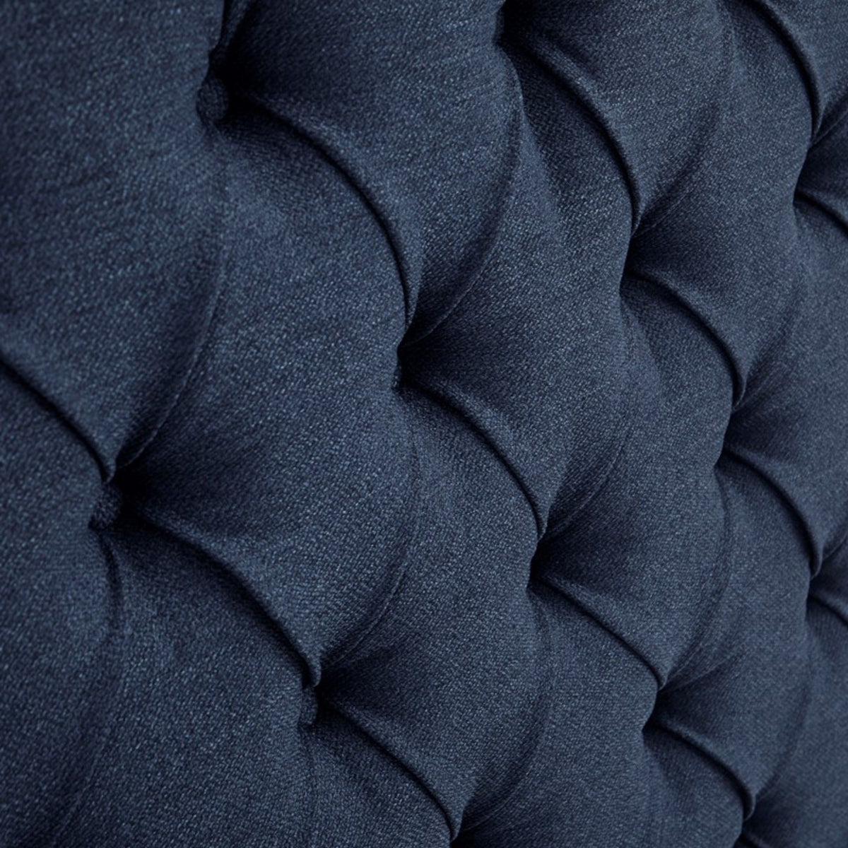 Transitional Upholstery Headboard With Tufted Buttons And Nailhead Trim