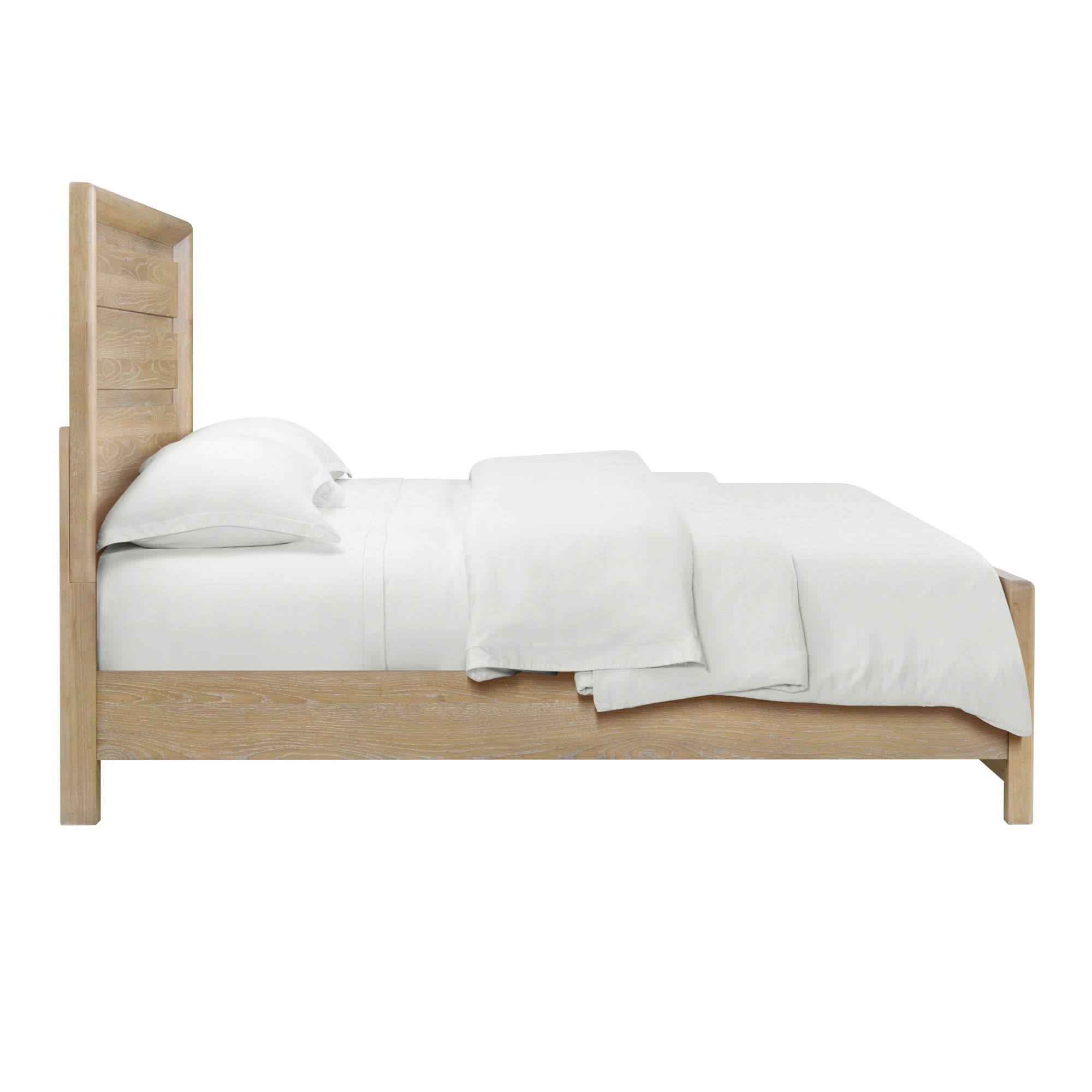 Contemporary Style Panel Bed