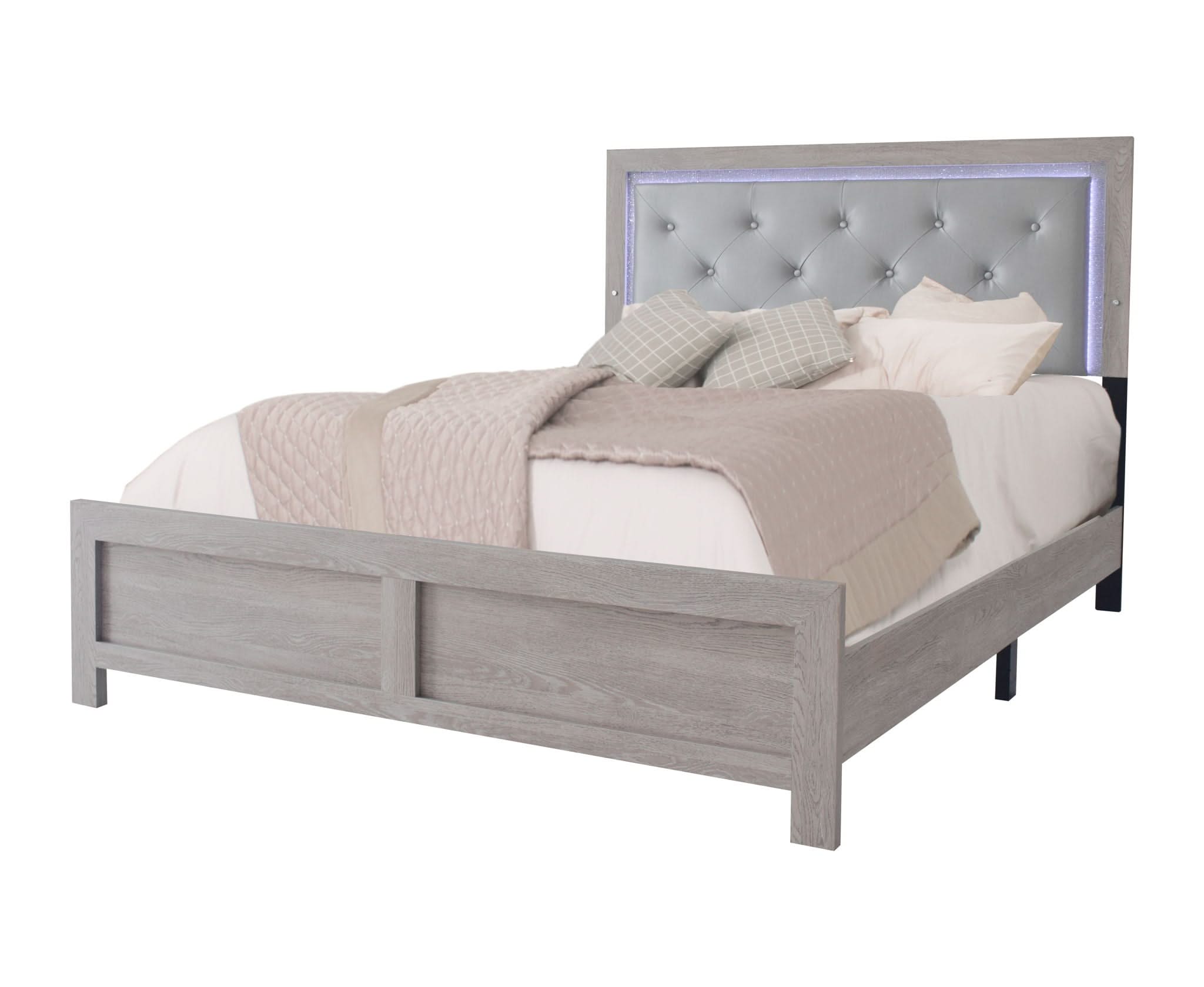 Jaylen - Queen 4 Piece Bedroom Set - Limed Oak