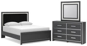 Zuraleus - Upholstered Panel Platform Bedroom Set
