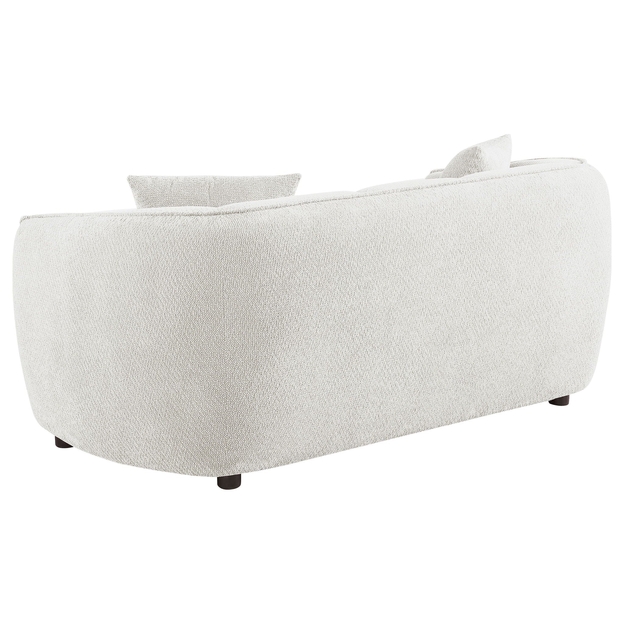 Aleisha Chenille Upholstered Loveseat Ivory