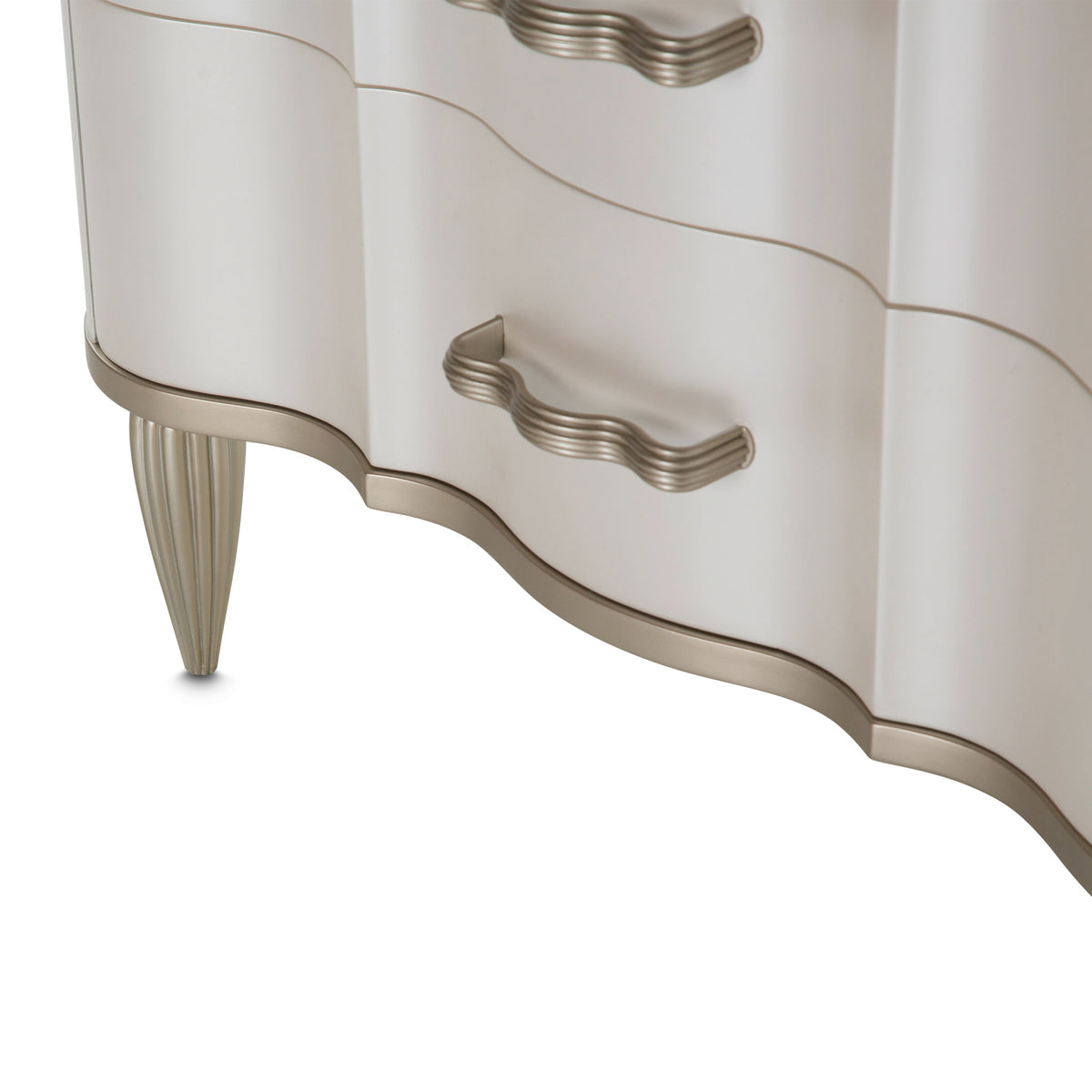 London Place - Nightstand - Creamy Pearl