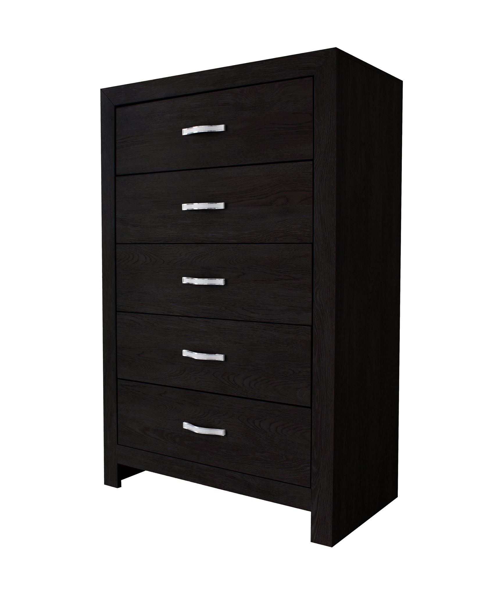 Jaylen - King 5 Piece Bedroom Set - Black