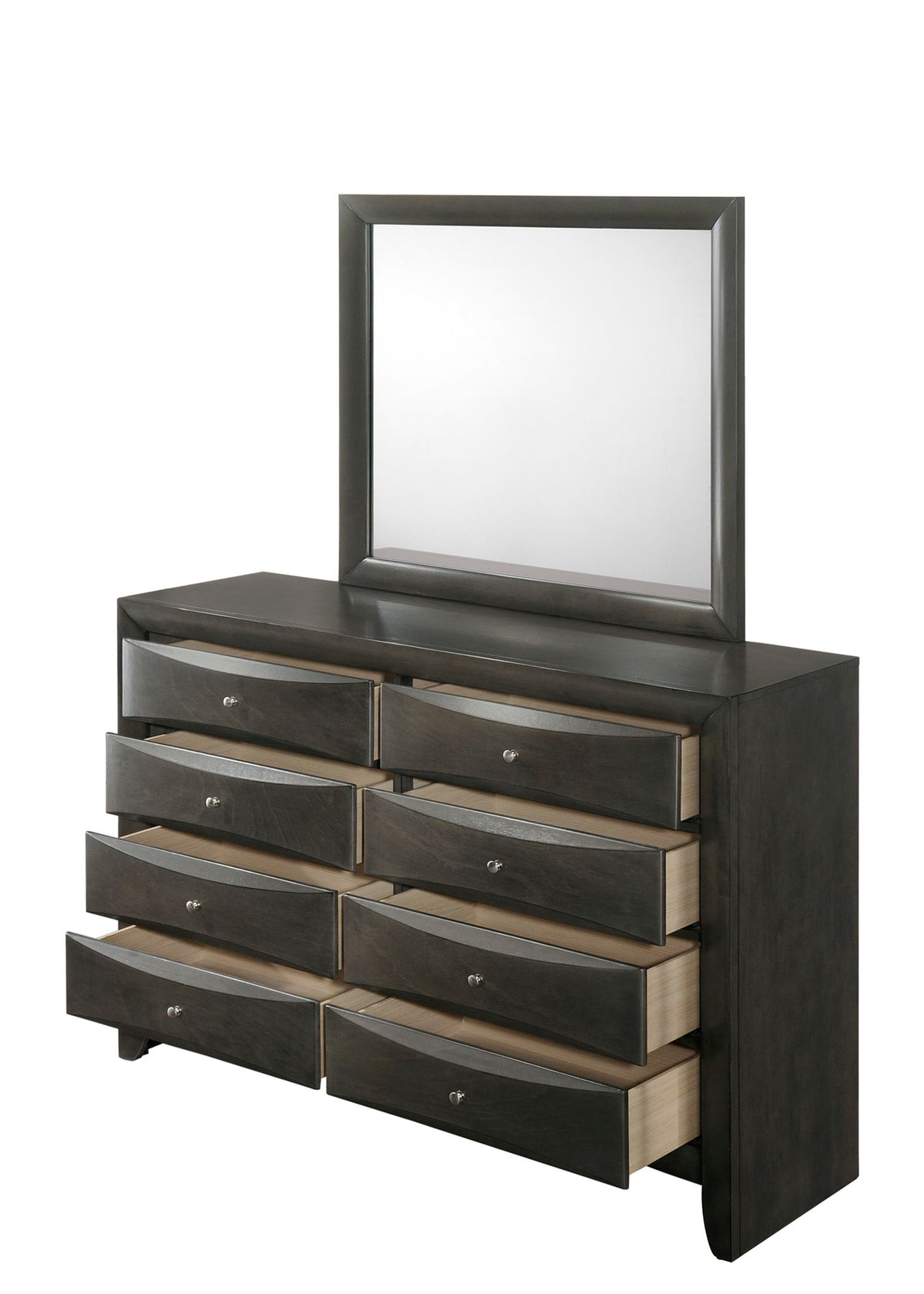 Emily - Queen 3 Piece Bedroom Set - Gray