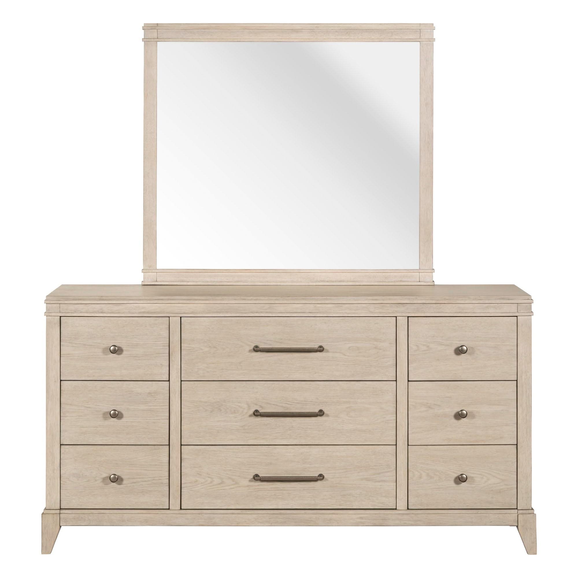New Haven - Dresser & Mirror - Sanctuary White