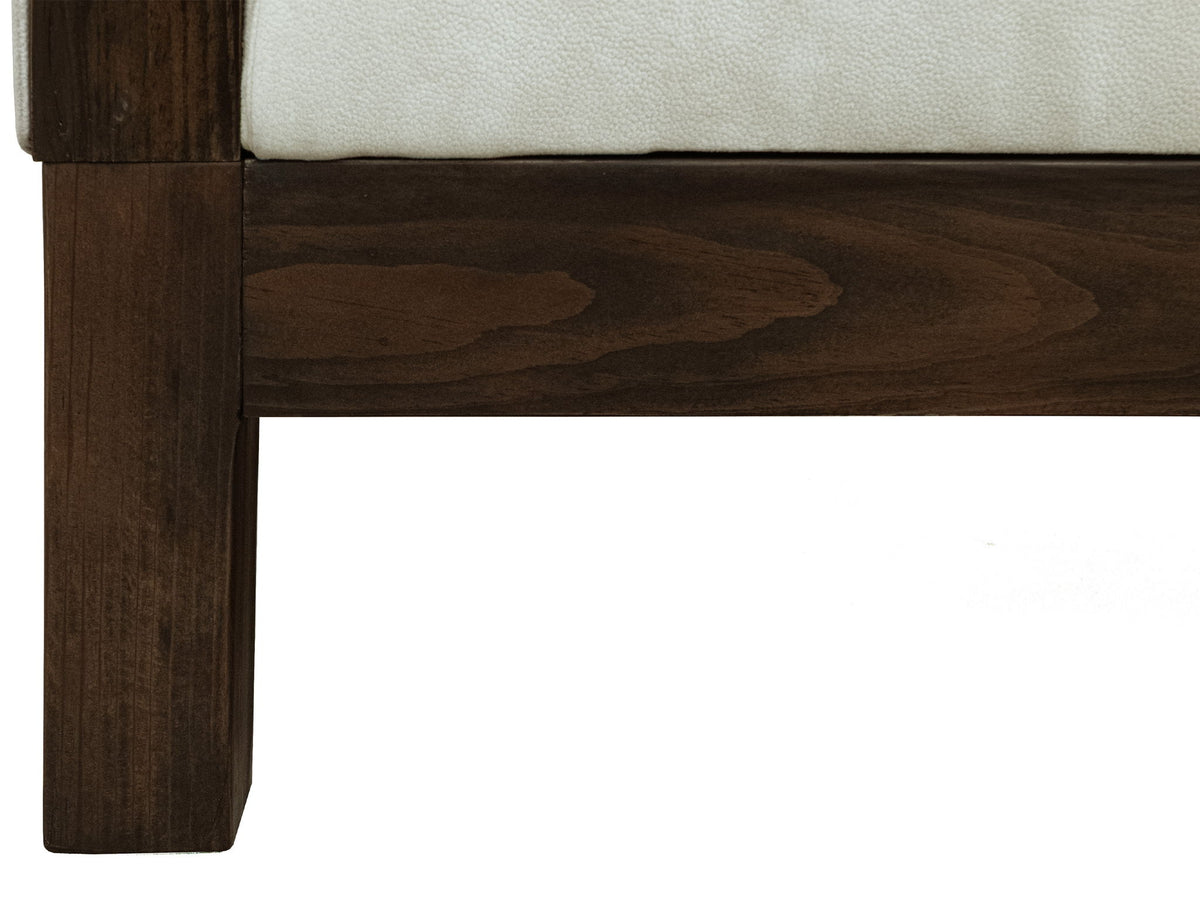 Raramuri - Sofa - White / Dark Brown