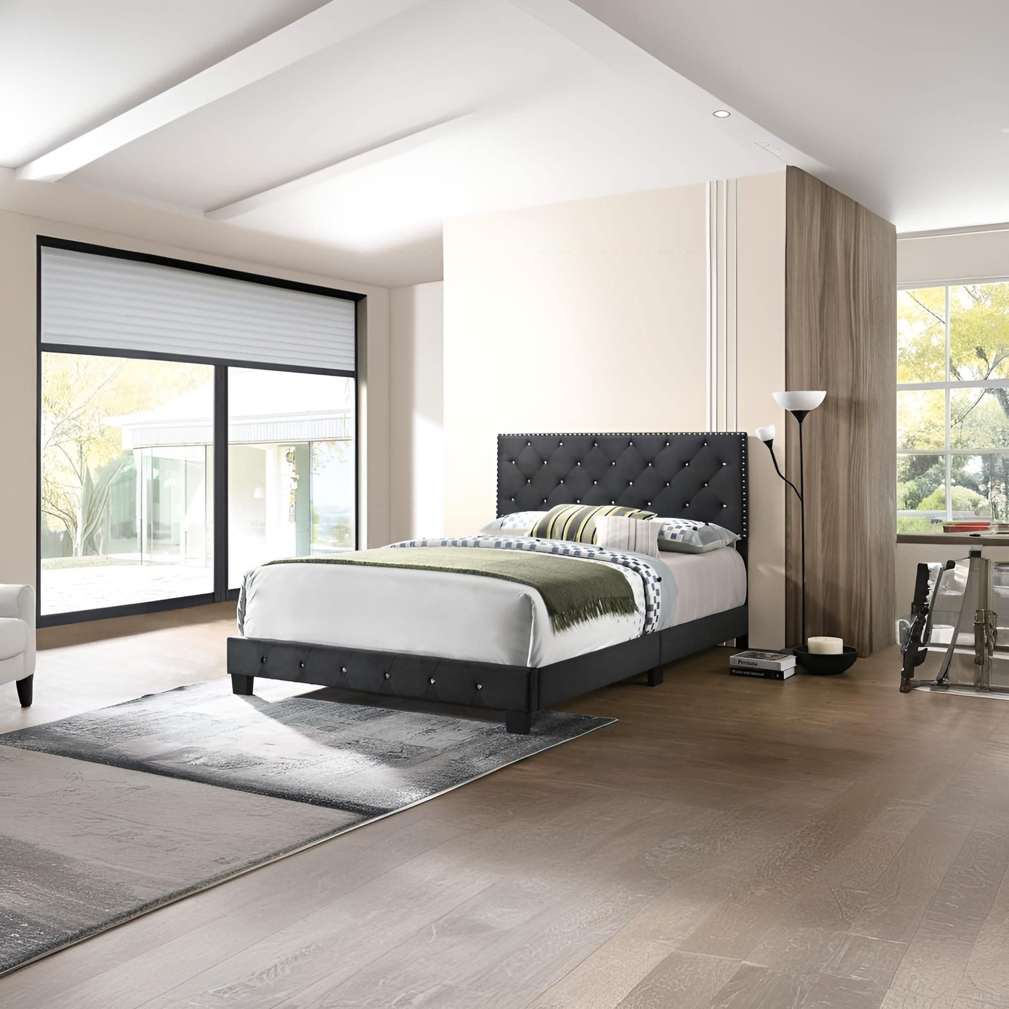 Luxurious Upholstered Bed