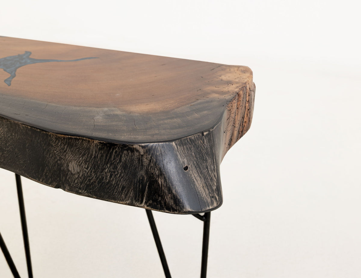 Parota - Wooden Sofa Table - Dark Brown