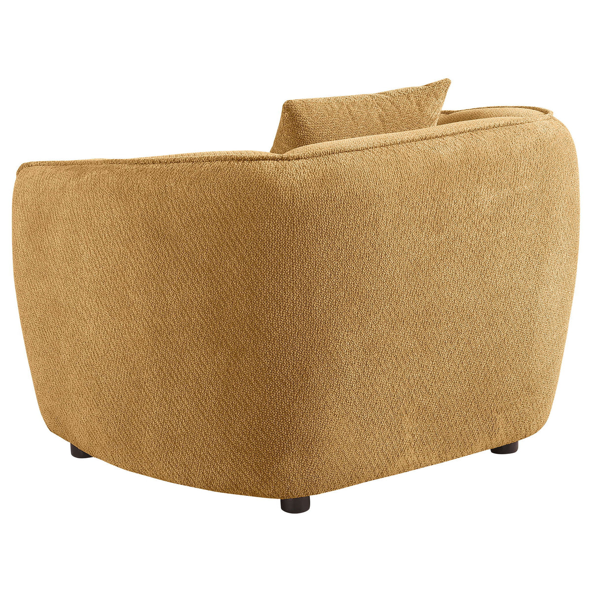 Aleisha Chenille Upholstered Accent Chair Mustard Yellow