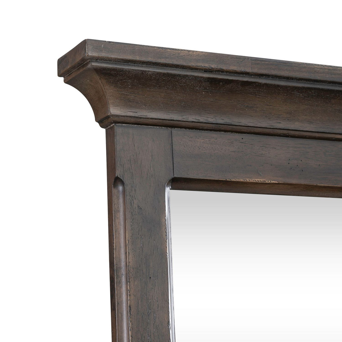 Paradise Valley - Landscape Mirror - Saddle Brown